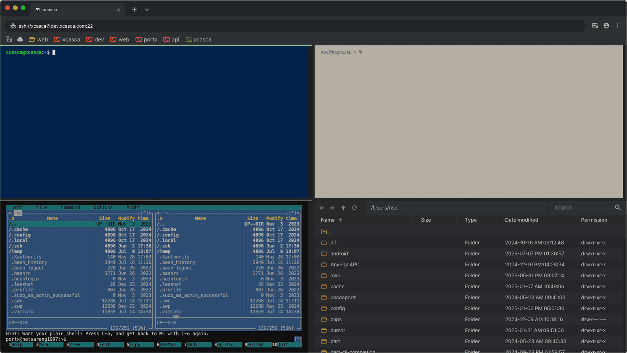 Clinef File Xcasca - SSH & SFTP Client